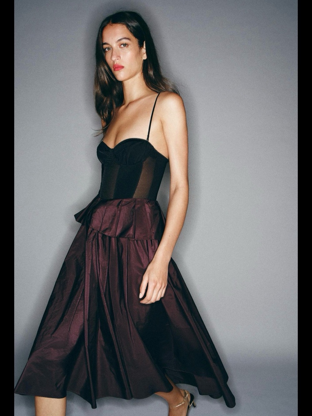 ZARA Voluminous Midi Skirt NWT ❗️